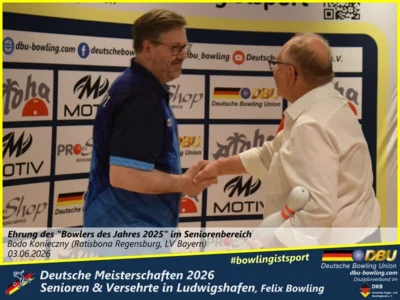 Foto des Albums: Fotoalbum 11 von den Deutsche Meisterschaften 2026 der Seniorinnen, Senioren & Versehrte in Ludwigshafen, Felix Bowling