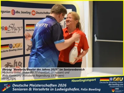 Foto des Albums: Fotoalbum 11 von den Deutsche Meisterschaften 2026 der Seniorinnen, Senioren & Versehrte in Ludwigshafen, Felix Bowling
