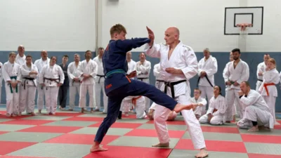 Foto des Albums: Landeslehrgang mit Christoph Minkwitz, 5. Dan Ju-Jutsu, 3. Dan Aikido, Trainer B