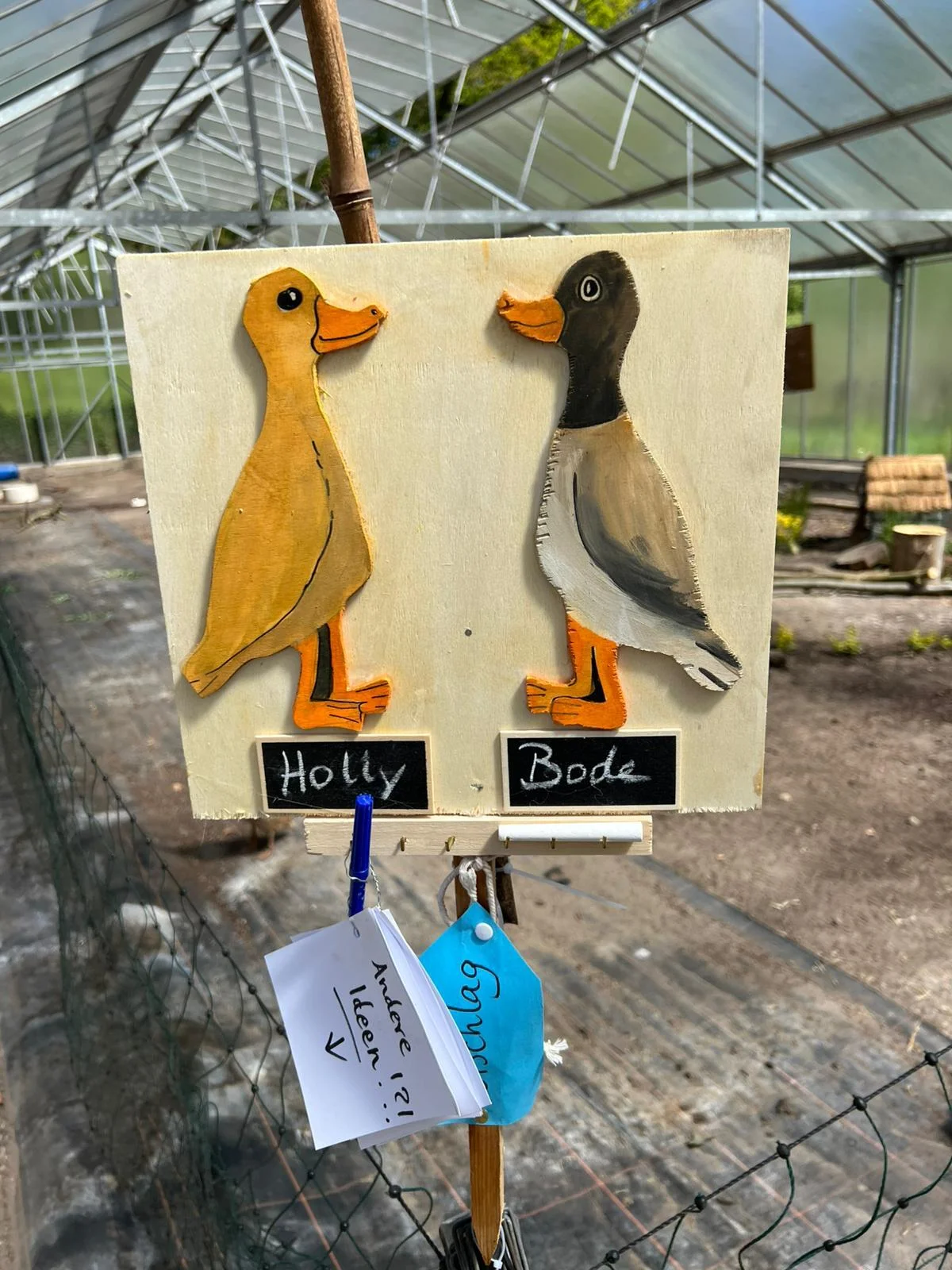 Bild: Schild Holly und Bode