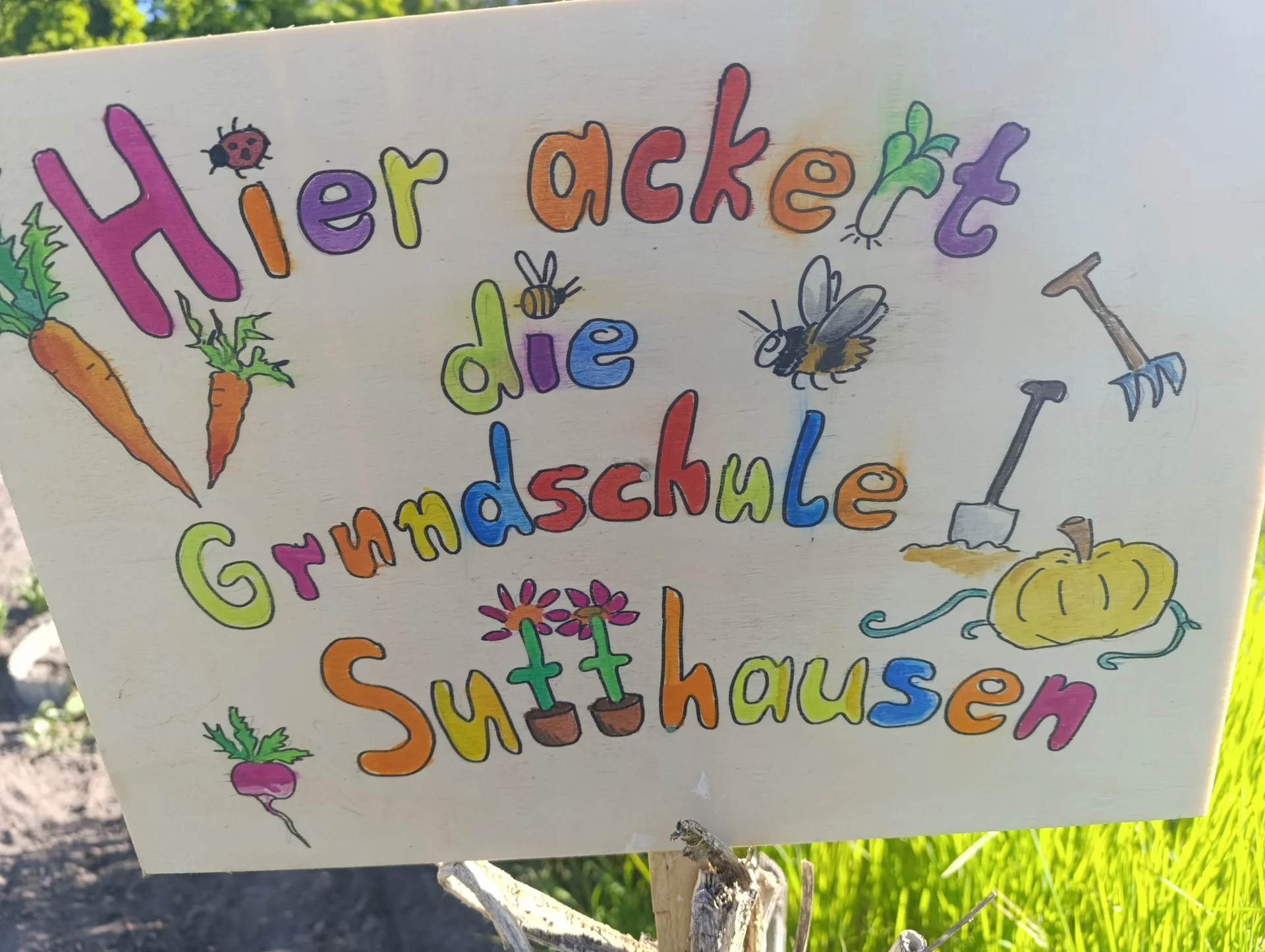 Bild: Schild Schulacker