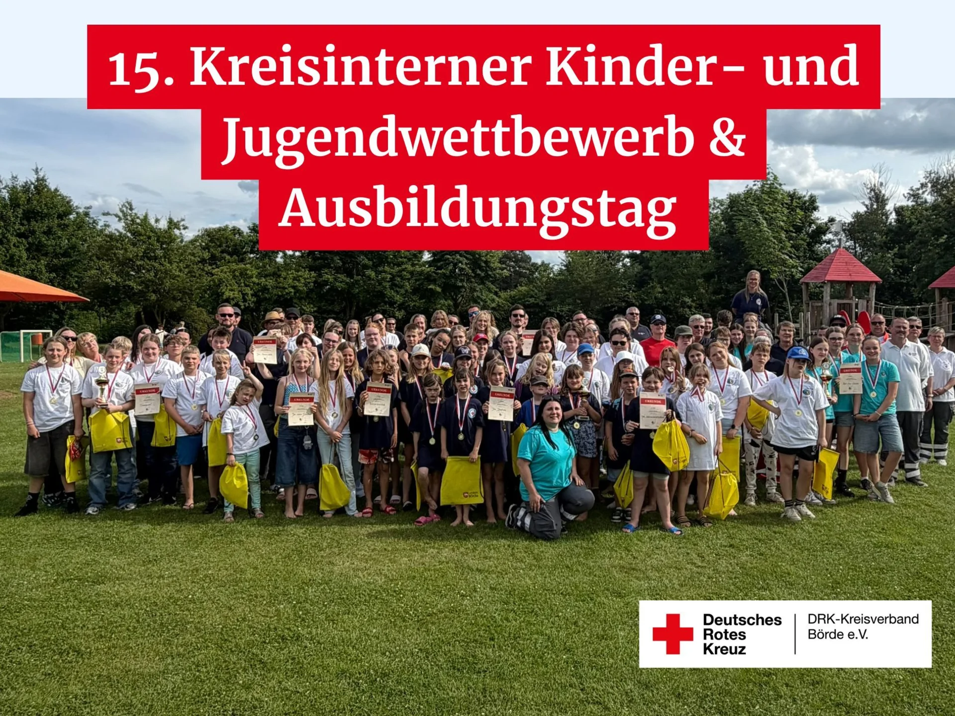 Bild: DRK-Ausbildungstag im Kalibad Zielitz