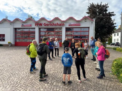 Begr&uuml;&szlig;ung in Gerichshain  (Bild vergr&ouml;&szlig;ern)