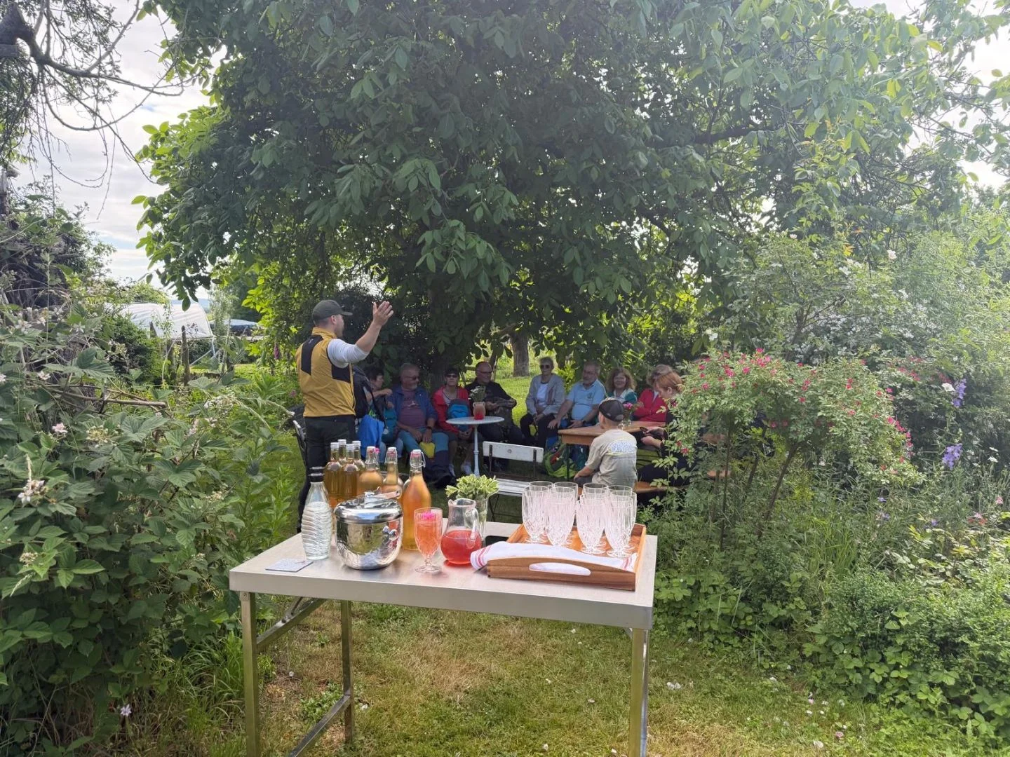 Bild: Empfang im Imkerhof