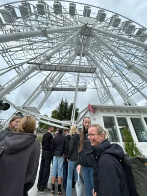 Ein Muss beim Besuch der Partnerstadt, die Fahrt mit dem Riesenrad.  (Bild vergr&ouml;&szlig;ern)