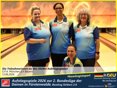 Foto des Albums: Fotoalbum von den Aufstiegsspiele 2026 zur 2. Bundesliga der Damen in Fürstenwalde, Bowling Strikers 2.0