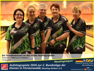 Foto des Albums: Fotoalbum von den Aufstiegsspiele 2026 zur 2. Bundesliga der Damen in Fürstenwalde, Bowling Strikers 2.0