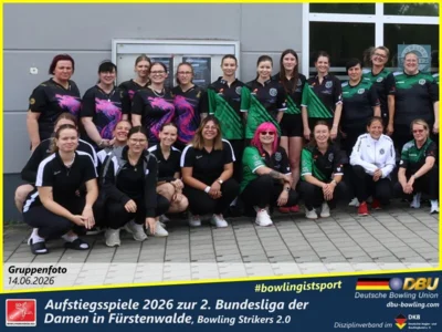 Foto des Albums: Fotoalbum von den Aufstiegsspiele 2026 zur 2. Bundesliga der Damen in Fürstenwalde, Bowling Strikers 2.0