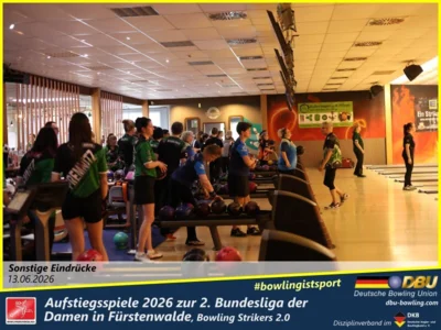Foto des Albums: Fotoalbum von den Aufstiegsspiele 2026 zur 2. Bundesliga der Damen in Fürstenwalde, Bowling Strikers 2.0