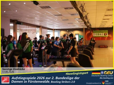 Foto des Albums: Fotoalbum von den Aufstiegsspiele 2026 zur 2. Bundesliga der Damen in Fürstenwalde, Bowling Strikers 2.0