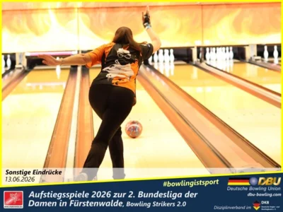 Foto des Albums: Fotoalbum von den Aufstiegsspiele 2026 zur 2. Bundesliga der Damen in Fürstenwalde, Bowling Strikers 2.0