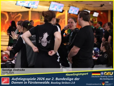 Foto des Albums: Fotoalbum von den Aufstiegsspiele 2026 zur 2. Bundesliga der Damen in Fürstenwalde, Bowling Strikers 2.0