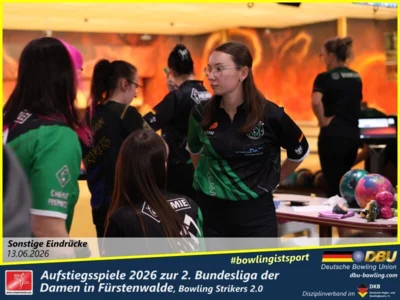 Foto des Albums: Fotoalbum von den Aufstiegsspiele 2026 zur 2. Bundesliga der Damen in Fürstenwalde, Bowling Strikers 2.0