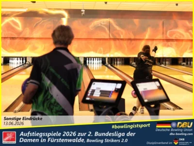 Foto des Albums: Fotoalbum von den Aufstiegsspiele 2026 zur 2. Bundesliga der Damen in Fürstenwalde, Bowling Strikers 2.0