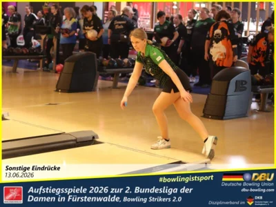 Foto des Albums: Fotoalbum von den Aufstiegsspiele 2026 zur 2. Bundesliga der Damen in Fürstenwalde, Bowling Strikers 2.0
