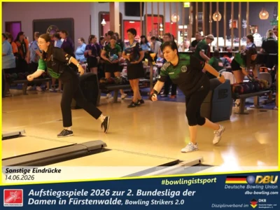Foto des Albums: Fotoalbum von den Aufstiegsspiele 2026 zur 2. Bundesliga der Damen in Fürstenwalde, Bowling Strikers 2.0