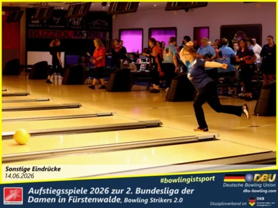 Foto des Albums: Fotoalbum von den Aufstiegsspiele 2026 zur 2. Bundesliga der Damen in Fürstenwalde, Bowling Strikers 2.0