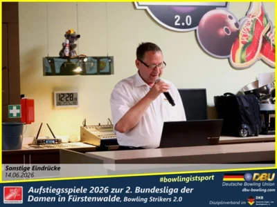 Foto des Albums: Fotoalbum von den Aufstiegsspiele 2026 zur 2. Bundesliga der Damen in Fürstenwalde, Bowling Strikers 2.0