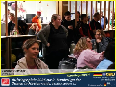 Foto des Albums: Fotoalbum von den Aufstiegsspiele 2026 zur 2. Bundesliga der Damen in Fürstenwalde, Bowling Strikers 2.0
