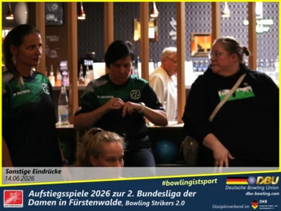Foto des Albums: Fotoalbum von den Aufstiegsspiele 2026 zur 2. Bundesliga der Damen in Fürstenwalde, Bowling Strikers 2.0