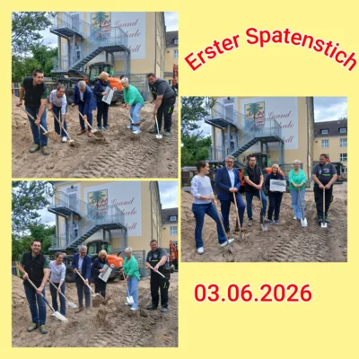 Spatenstich  (Bild vergr&ouml;&szlig;ern)