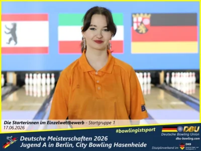 Foto des Albums: Fotoalbum 1: Deutsche Meisterschaften 2026 der Jugend A (U18) in Berlin, City Bowling Hasenheide