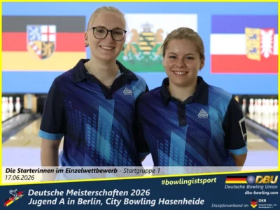 Foto des Albums: Fotoalbum 1: Deutsche Meisterschaften 2026 der Jugend A (U18) in Berlin, City Bowling Hasenheide