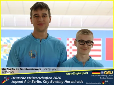 Foto des Albums: Fotoalbum 1: Deutsche Meisterschaften 2026 der Jugend A (U18) in Berlin, City Bowling Hasenheide