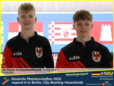 Foto des Albums: Fotoalbum 1: Deutsche Meisterschaften 2026 der Jugend A (U18) in Berlin, City Bowling Hasenheide