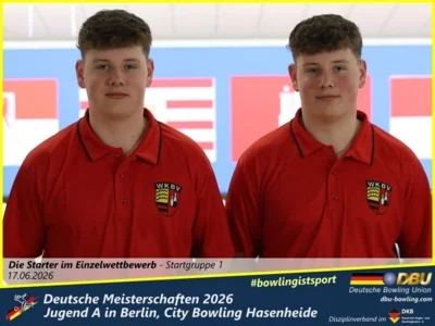 Foto des Albums: Fotoalbum 1: Deutsche Meisterschaften 2026 der Jugend A (U18) in Berlin, City Bowling Hasenheide