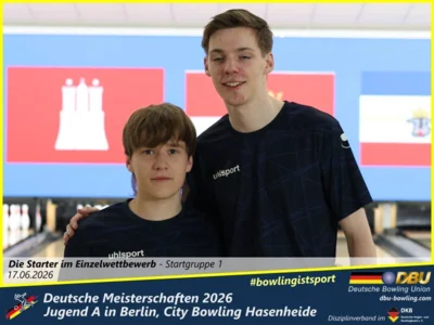 Foto des Albums: Fotoalbum 1: Deutsche Meisterschaften 2026 der Jugend A (U18) in Berlin, City Bowling Hasenheide