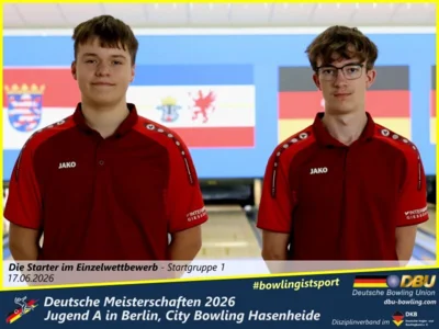 Foto des Albums: Fotoalbum 1: Deutsche Meisterschaften 2026 der Jugend A (U18) in Berlin, City Bowling Hasenheide