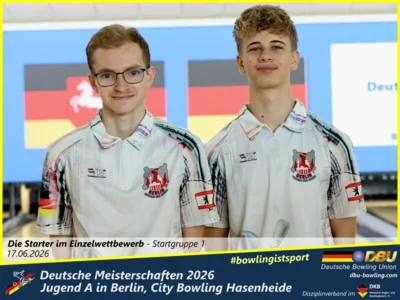 Foto des Albums: Fotoalbum 1: Deutsche Meisterschaften 2026 der Jugend A (U18) in Berlin, City Bowling Hasenheide