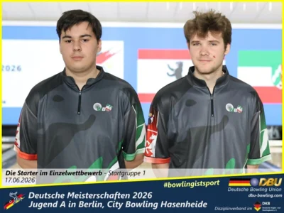 Foto des Albums: Fotoalbum 1: Deutsche Meisterschaften 2026 der Jugend A (U18) in Berlin, City Bowling Hasenheide