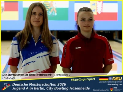 Foto des Albums: Fotoalbum 1: Deutsche Meisterschaften 2026 der Jugend A (U18) in Berlin, City Bowling Hasenheide