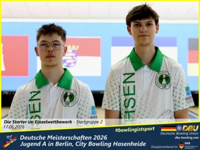 Foto des Albums: Fotoalbum 1: Deutsche Meisterschaften 2026 der Jugend A (U18) in Berlin, City Bowling Hasenheide