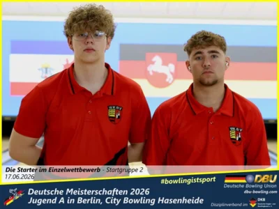 Foto des Albums: Fotoalbum 1: Deutsche Meisterschaften 2026 der Jugend A (U18) in Berlin, City Bowling Hasenheide