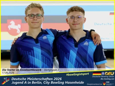 Foto des Albums: Fotoalbum 1: Deutsche Meisterschaften 2026 der Jugend A (U18) in Berlin, City Bowling Hasenheide
