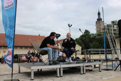 B&uuml;rgermeister Andreas Nette im Interview mit Matthias Jettschat von Radio Brocken.  (Bild vergr&ouml;&szlig;ern)