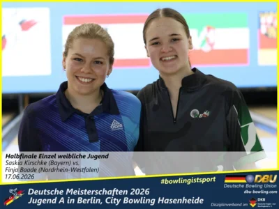 Foto des Albums: Fotoalbum 4: Deutsche Meisterschaften 2026 der Jugend A (U18) in Berlin, City Bowling Hasenheide