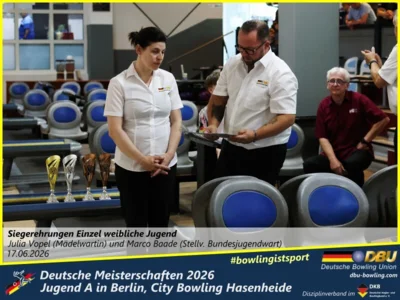 Foto des Albums: Fotoalbum 4: Deutsche Meisterschaften 2026 der Jugend A (U18) in Berlin, City Bowling Hasenheide