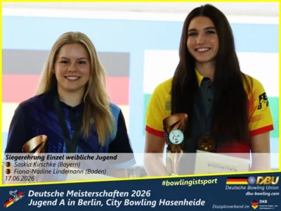 Foto des Albums: Fotoalbum 4: Deutsche Meisterschaften 2026 der Jugend A (U18) in Berlin, City Bowling Hasenheide