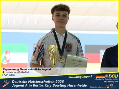 Foto des Albums: Fotoalbum 4: Deutsche Meisterschaften 2026 der Jugend A (U18) in Berlin, City Bowling Hasenheide