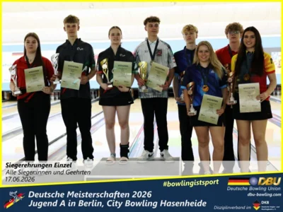 Foto des Albums: Fotoalbum 4: Deutsche Meisterschaften 2026 der Jugend A (U18) in Berlin, City Bowling Hasenheide
