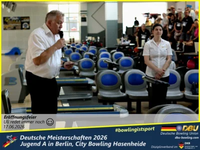 Foto des Albums: Fotoalbum 2: Deutsche Meisterschaften 2026 der Jugend A (U18) in Berlin, City Bowling Hasenheide