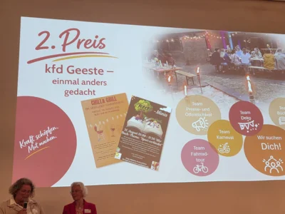 Projektvorstellung / Laudatio, 2. Preis der Marianne Dirks Stiftung an kfd Geeste, 05.06.2026  (Bild vergr&ouml;&szlig;ern)