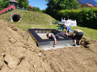 Foto des Albums: Bodentrampolin für Kleinfischlingen – ein Gemeinschaftsprojekt mit Herz