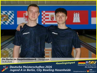 Foto des Albums: Fotoalbum 5: Deutsche Meisterschaften 2026 der Jugend A (U18) in Berlin, City Bowling Hasenheide