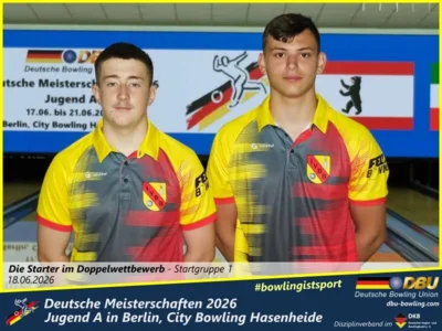 Foto des Albums: Fotoalbum 5: Deutsche Meisterschaften 2026 der Jugend A (U18) in Berlin, City Bowling Hasenheide