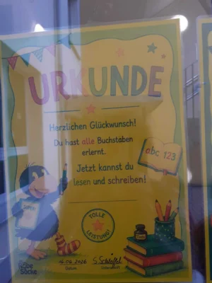 Foto des Albums: Wir haben alle Buchstaben erlernt 💪🏼